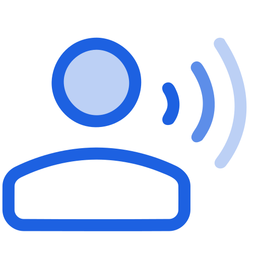 Accessibility, management, talk, voice, voice control icon